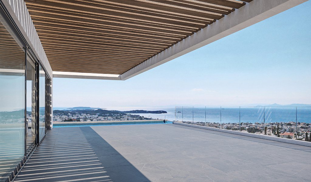 Extraordinary Penthouse With Sea View In Voula