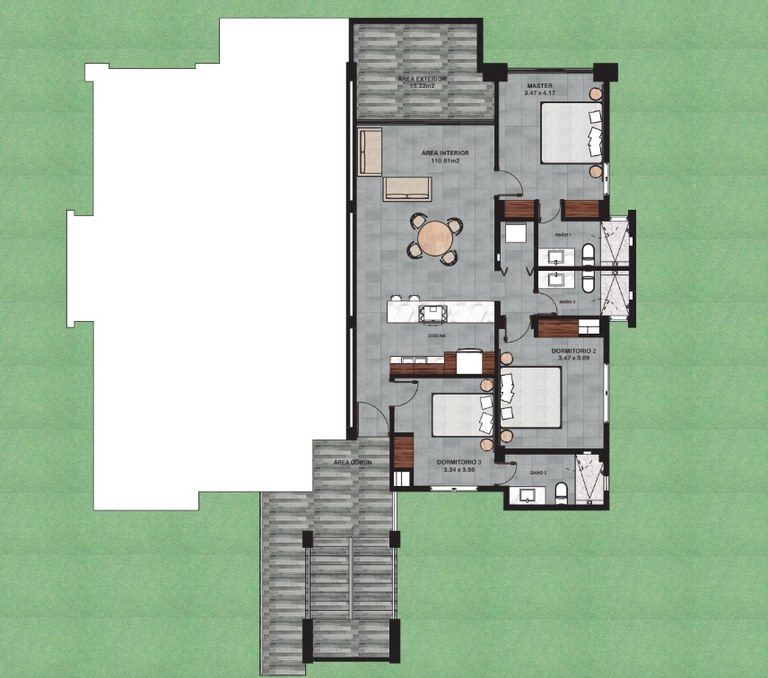 LA ENSENADA #T4-102: Exclusive 3-Bedroom condo for sale with spectacular ocean view in Jama, Ecuador