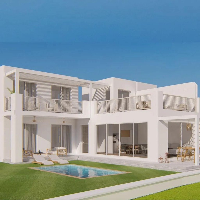 Karibao Villas II: Capri complete. Spectacular house for sale near the ocean, in Playas - via Engabao.