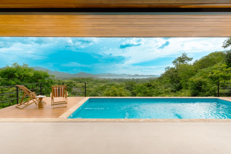 Impressive Ocean View Villa in Potrero in La Marcela Gated Community