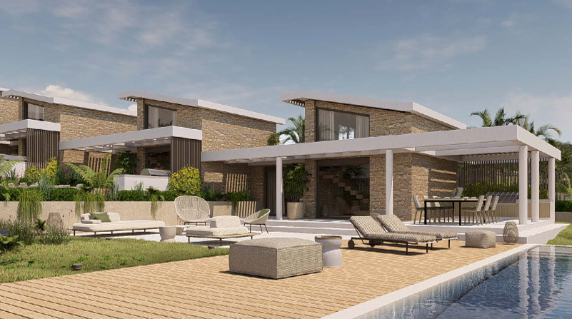 Exclusive Luxury Villas Under Construction in Sani